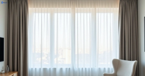 Freshly steam cleaned curtains in narellan-nsw QLD